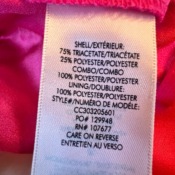 NWOT ALICE + OLIVIA Mara Pink Satin Shorts - Picture 8 of 13